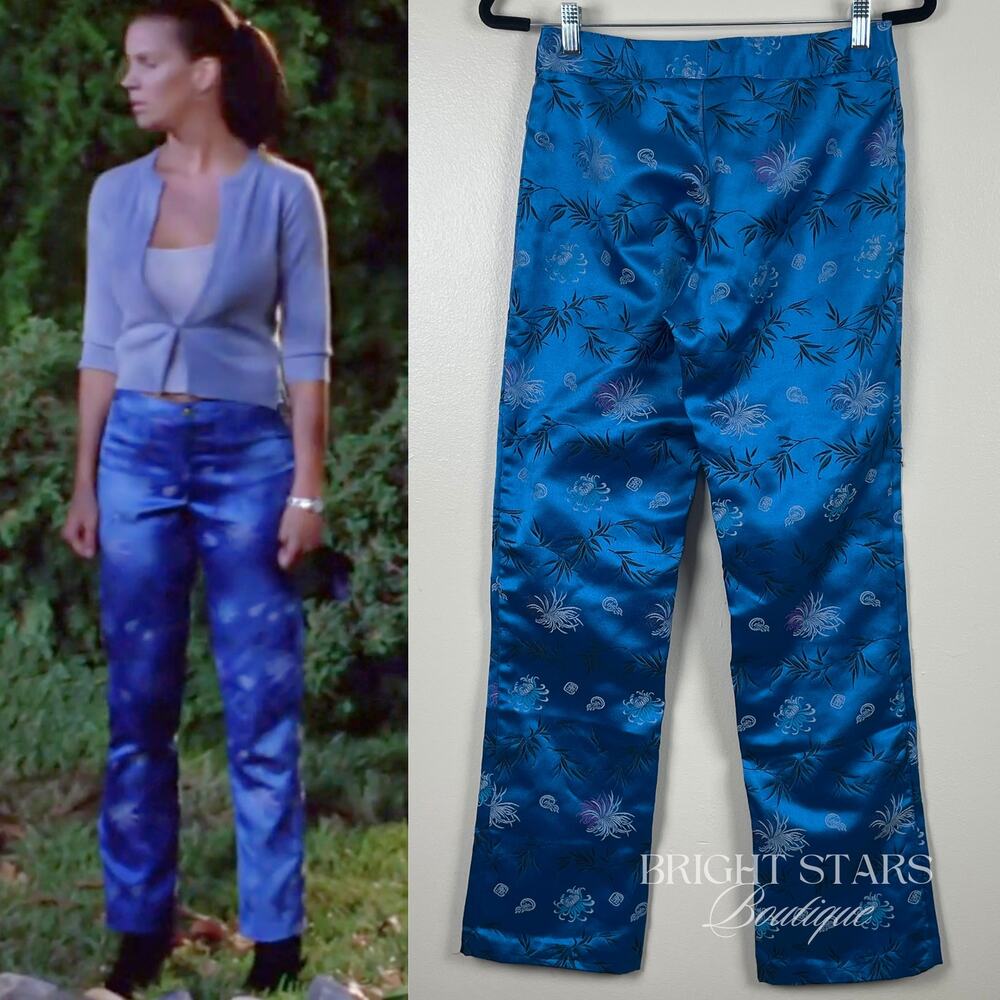 Extremely Rare Blue Pants ASO Cordelia Chase Buffy the Vampire Slayer Y2K VTG - Picture 2 of 11